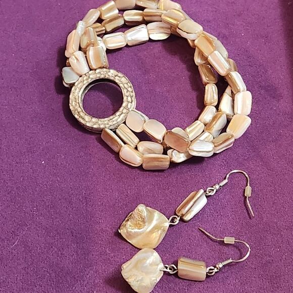 🩵Premier "Sandstone" Multistrand Beaded Bracelet - Picture 11 of 12